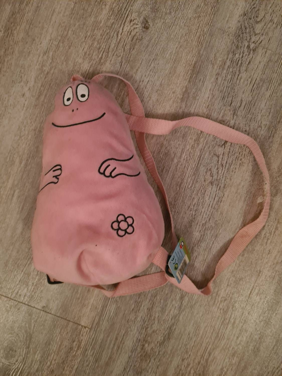 Sac À Dos Rembourré Enfant Doudou Barbapapa