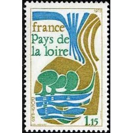 Timbre France 1975 Oblitéré - Pays De La Loire 1.15 Yt1849