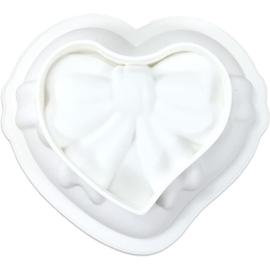 Moule silicone gâteau forme coeur diamant facette pâtisserie St Valentin  amour