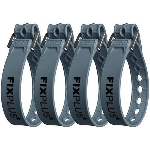 ERYI-- Lot De 4 Sangles D'Arrimage Pour Sécuriser, Fixer, Regrouper Et Serrer, En Plastique Spécial Avec Boucle En Aluminium, 35 Cm X 2,4 Cm