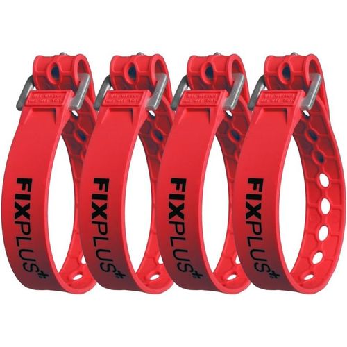 ERYI-- Lot De 4 Sangles D'Arrimage Pour Sécuriser, Fixer, Regrouper Et Serrer, En Plastique Spécial Avec Boucle En Aluminium, 35 Cm X 2,4 Cm