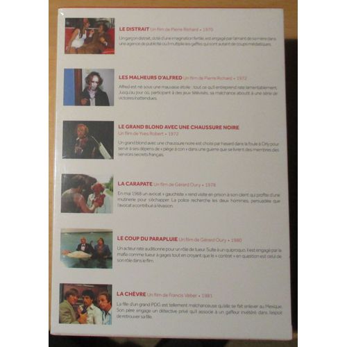Pierre Richard - Coffret 6 Films : Le Distrait + Les Malheurs D'alfred + Le Grand Blond Avec Une Chaussure Noire + La Carapate + Le Coup Du Parapluie + La Chèvre - Édition Spéciale Fnac