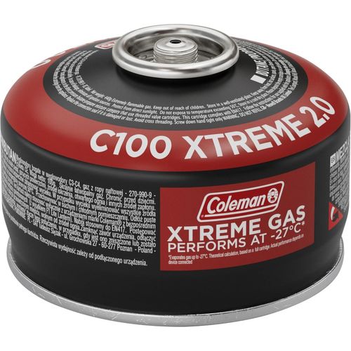 Eryi-Cartouche De Gaz À Valve C100 Xtreme, Pour Réchauds De Camping Cartouche Compacte Et Refermable, Vert