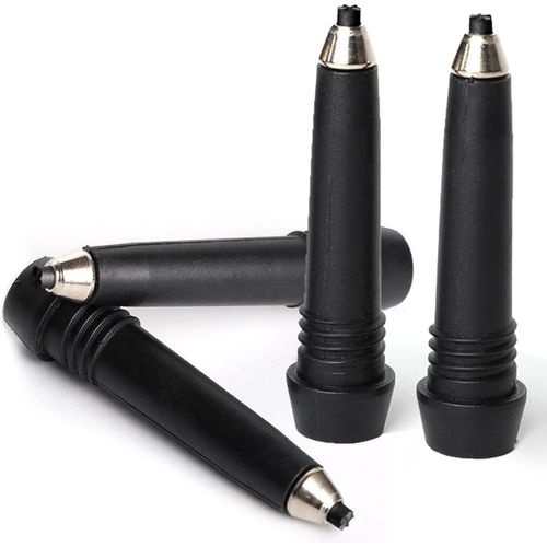 Eryi-Lot De 4 Embouts Universels En Carbure De Tungstène Pour Bâtons De Randonnée - Embouts De Rechange En Caoutchouc - Compatibles Avec La Plupart Des Bâtons De Randonnée Standard