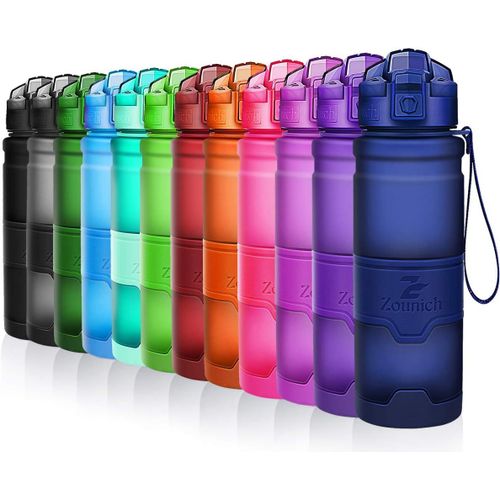 Eryi-Bouteille Eau Bouteille Sport 1l/700ml/500ml/400ml Réutilisable Plastique Filtrante Anti Fuite Sans Bpa Gourde Eau Pour Gym, Sport,Camping,Voyage,Fitness Idéale Pour Enfant, Adulte
