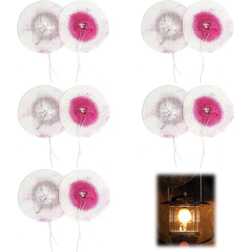ERYI-Manchons Remplacement, Lot De 10 Pcs Manchons De Rechange Universel, Manteaux De Lampe À Kérosène, Manchons De Lampe À Gaz, Accessoires Pour Camping Et Randonnée, Pour Lampe À Gaz