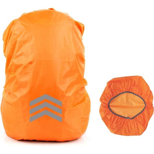 ERYI-Housse De Pluie Sac À Dos, Housses De Pluie Imperméables Pour Sac À Dos, Housse Sac À Dos Imperméable Réfléchissante, Protection Sac À Dos Pluie, Pour Camping Randonnée (18-30L)