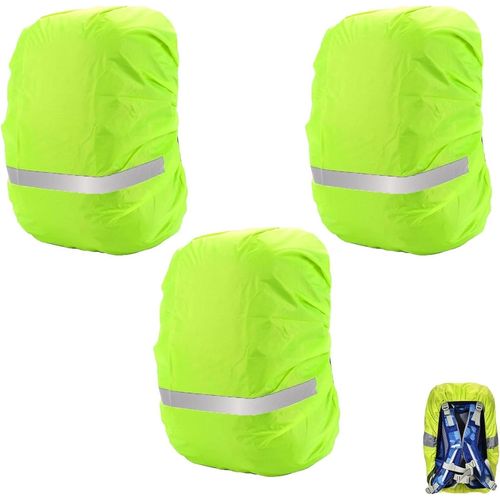 ERYI-Lot De 3 Housses De Pluie Pour Cartable - 18-25 L - Housse De Pluie - Cartable - Housse De Pluie - Cartable - Housse De Pluie - Imperméable