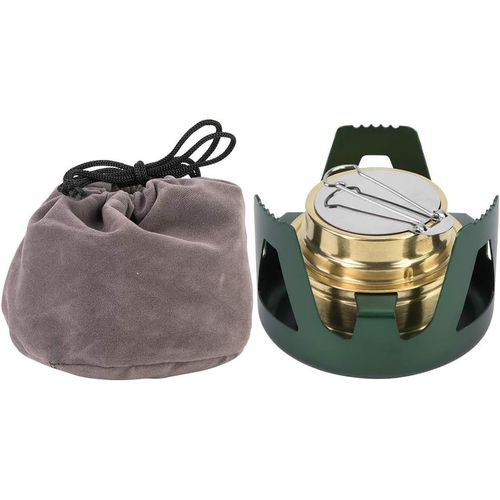 Eryi-Réchaud À Alcool, Extérieur Portable Ultra-Léger Mini Cuisson Brûleurs À Alcool Cuisinière Barbecue Brûleurs Pour Randonnée Camping Pique Nique (Vert)