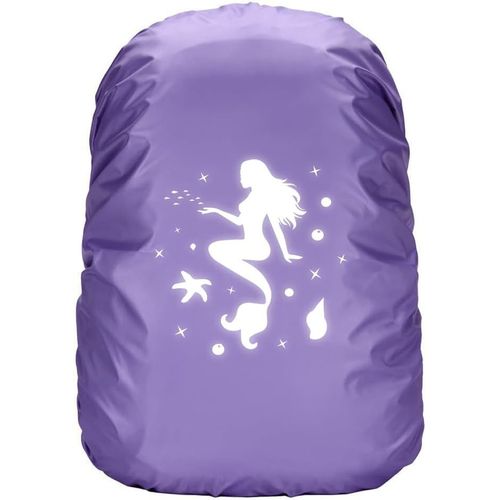 ERYI-Housse Sac A Dos Impermeable Réfléchissante 35L, Protection Sac À Dos, Protege Sac A Dos Réfléchissante, Housse De Pluie Réutilisable Pour Camping Randonnée Voyage Cyclisme