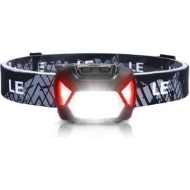 Eryi-Lampe Frontale Piles, C500 Lampe Frontale Led Ultra Puissante 6 Modes D'éclairage, 1300lux Super Lumineux Léger Torche Frontale Led Avec Voyant Rouge, Ipx4 Étanche Pour Camping, Urgence