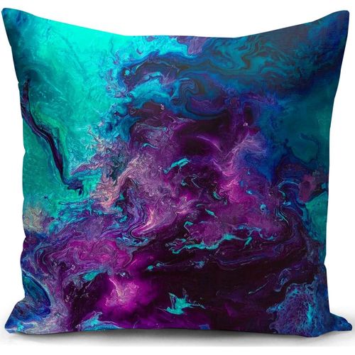 ERYI-Housse De Coussin Canape Violet Bleu Decoration Salon Cadeau Femme Housse Coussin Pour Canapé 40X40 Cm Chambre Deco Exterieur Decoratif