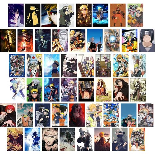 ERYI-Lot De 50 Panneaux De Collage Mural, Au Motif De Dessin Animé, Poster Manga, Décoration Anime, Pour Chambre, Impression Murale, Pour Les Fans D'Anime