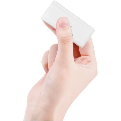 Eryi-Power Bank Usb C 5000 Mah Super Mini Batterie Externe Légère De Seulement 98 G Avec Entrée Et Sortie Usb C, Petit Chargeur Portable, Pour Smartphone, Écouteurs Bluetooth (Blanc)