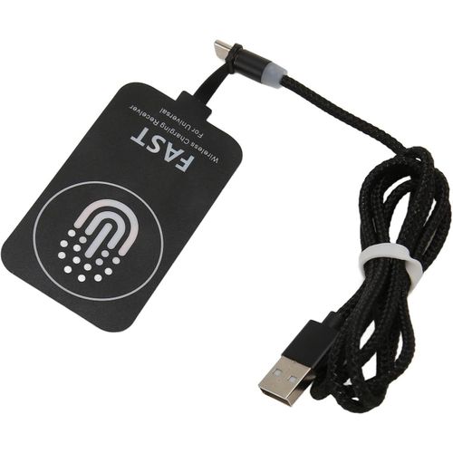 ERYI-Récepteur De Chargeur Sans Fil 10W, Patch De Charge Sans Fil Ultra Fin De Type C Avec Câble De Charge Magnétique, Ykrz3Hpxt7
