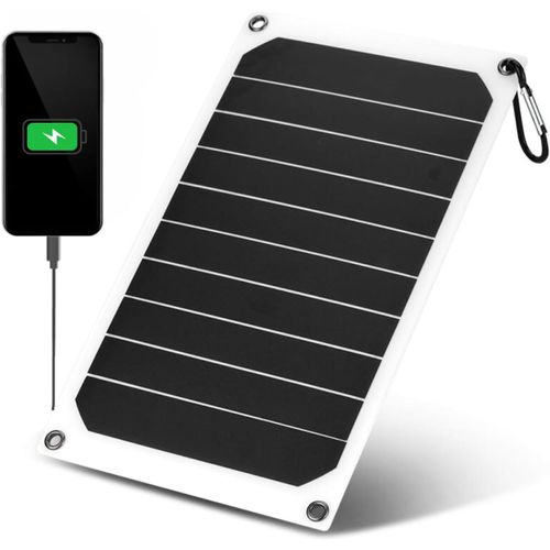 ERYI-Panneau Solaire, 10W 5V Chargeurs Solaires Pour Téléphones Portables Solar Power Bank Ip64 Étanche Extérieur Chargeur De Panneau Solaire
