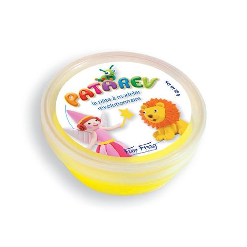 Pot De Pâte À Modeler Patarev Jaune 30g - Ne Tâche Pas, Ne Colle Pas
