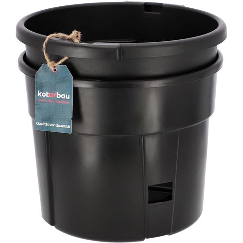 ERYI-® Pot De Fleurs Pour Pommes De Terre - Diamètre : 30 Cm - En Plastique - Noir