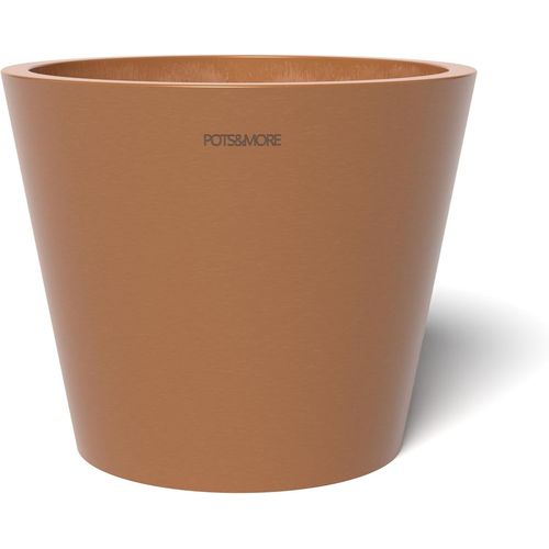 ERYI-Vp011003 Conico 10 Pot De Fleurs, Diamètre : 10 Cm, Design Élégant, Couleur Terre Cuite, Hauteur : 8,5 Cm, Cache-Pot En Plastique, Pour Plantes D'Intérieur