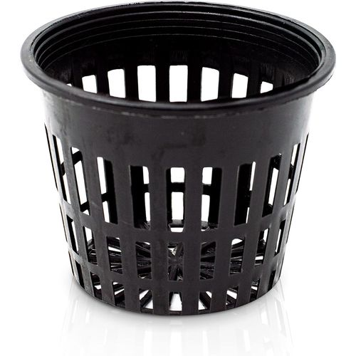 ERYI-Lot De 10 Pots De Fleurs Hydroponiques En Plastique - Diamètre : 8 Cm - Pour Plantes, Orchidées, Étang Et Aquariums