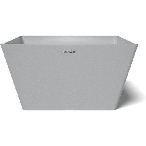 ERYI-Prismo Bowl Vp323102 Pot De Fleurs En Plastique Pour Plantes D'Intérieur Diamètre 31 Cm Gris Clair Hauteur 16,3 Cm