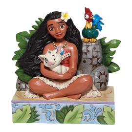 The figurine Funko Pop Vaïana and Pua in in the  video The