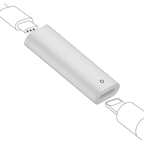 ERYI-Adaptateur Usb C Femelle Vers Lightning Femelle Pour Apple Pencil 1Ère Génération Pour Chargeur Stylet Câble De Recharge Pen Pour Ipad 10Eme, Adaptateur Type C Vers Ipencil Pour Apple Pencil