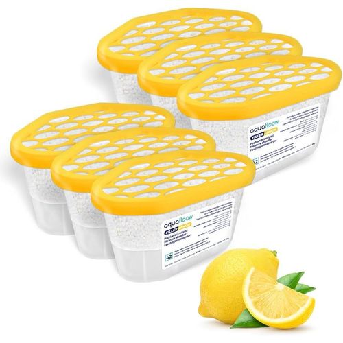 ERYI-Déshumidificateur 400 Ml, Réduit L'Humidité De L'Air, 6 Pièces Lemon | Neutraliseur D'Odeurs, Absorbeur D'Humidité Pour Cuisine, Placard, Salle De Bain Et Bureau