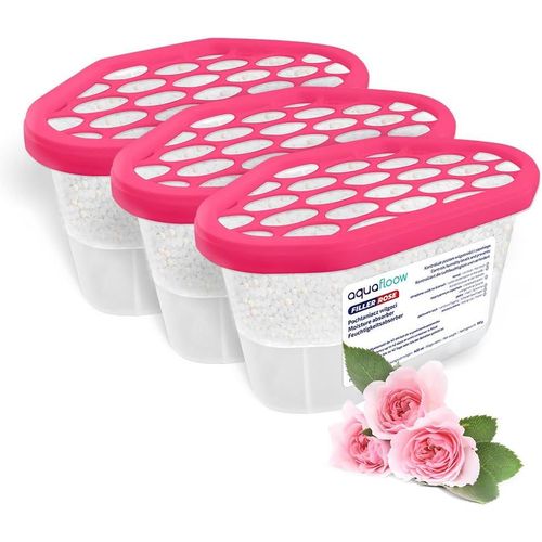 ERYI-Déshumidificateur 400 Ml, Réduit L'Humidité De L'Air, 3 Pièces Rose | Neutraliseur D'Odeurs, Absorbeur D'Humidité Pour Cuisine, Placard, Salle De Bain Et Bureau