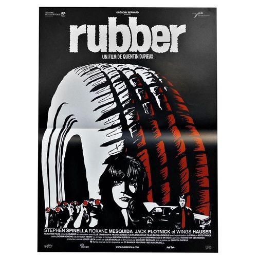 Rubber - Véritable Affiche De Cinéma Pliée - Format 40x60 Cm - De Quentin Dupieux Avec Stephen Spinella, Roxane Mesquida, Jack Plotnick - 2010