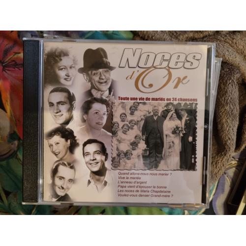 Cd Album Noces D'or - Toute Une Vie De Mariés En 24 Chansons (Compilation)