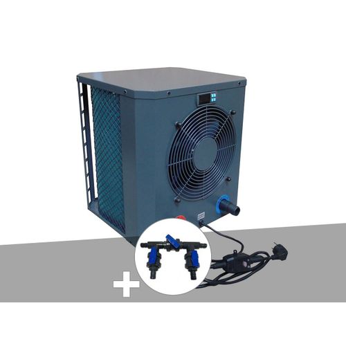 Pompe à chaleur 2,50 kW HeaterMax Compact 10 Ubbink + Kit by-pass Ø 32/38/50 mm