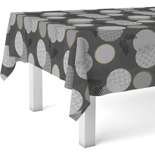 Eryi-Lens Nappe En Toile Cirée Noir 100 X 140 Cm