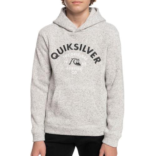 Sweat À Capuche Gris Garçon Quiksilver Keller