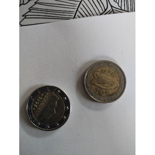 Pièce De 2 Euro 2015 Letzebuerg Et Pièce 2 Euro Eire 2002