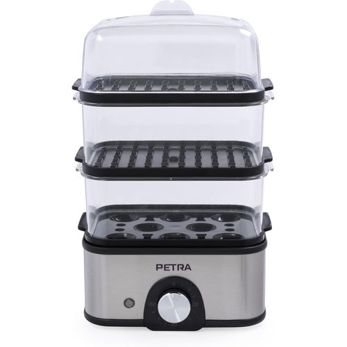 Eryi-Cuiseur Vapeur Électrique 3l/500w, Cuit Vapeur 3 Niveaux Style Seb, Panier Vapeur Sans Bpa Avec Minuteur 60min, Cuisson Vapeur Pour Légumes/Poisson/?ufs, Garantie 3 Ans
