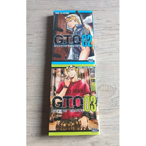 Gto Shonan 14 Days Manga Lot Tome 2,3