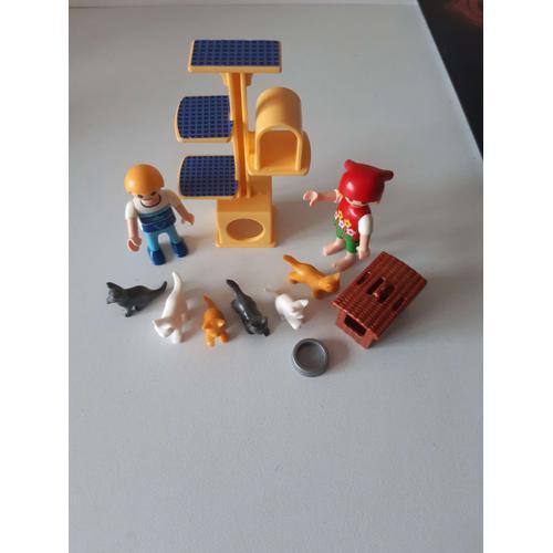 Playmobil - 4347 - Jeu de construction - Enfants et arbre à chats