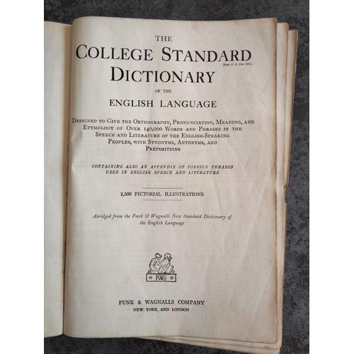 The College Standard Dictionary Of The English Langage, 1940