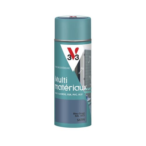 Peinture multi-mat DP Satin Bleu orage Aérosol 400ml