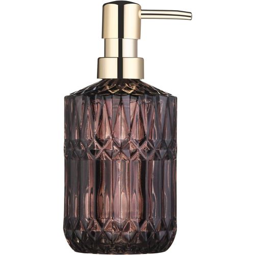 ERYI-Distributeurs De Savon Liquide Rechargeable En Verre Pour Détergent À Vaisselle, Lotion De Shampoing, Comptoir De Salle De Bain, Cuisine, Buanderie (Gris Foncé)