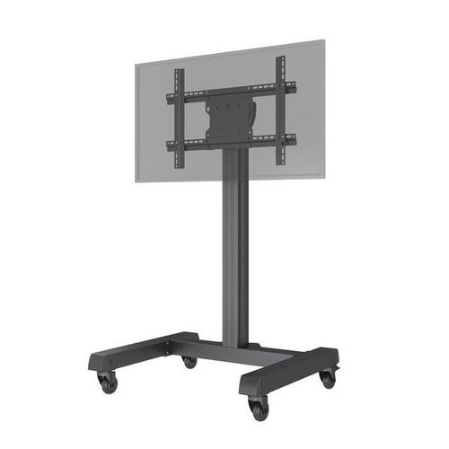 Support mobile pour écran TV 32''-75'', Hauteur 118 cm