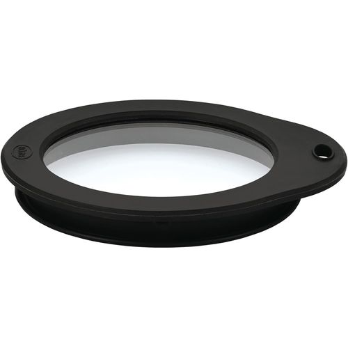 Eryi-Couvercle Fraîcheur En Verre Avec Bord En Silicone - Couvre Tout Alimentaire Pour Fermer Saladiers, Bols, Casseroles - Passe Au Lave-Vaisselle, 12 Cm, Noir
