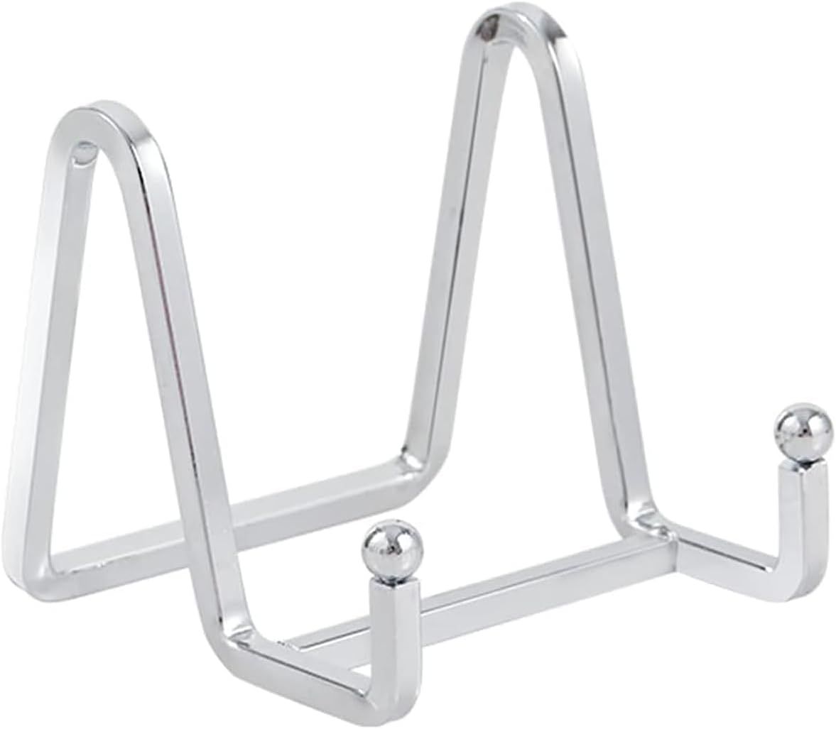 Eryi-Chevalet Support Presentoir Porte Assiette - 3 Pouces Metal Support Assiette Decorative - Support Cadre Photo De Table - Présentoir De Fer Pour Plaque | Livre Cuisine | Carte Postale | Art - Arg
