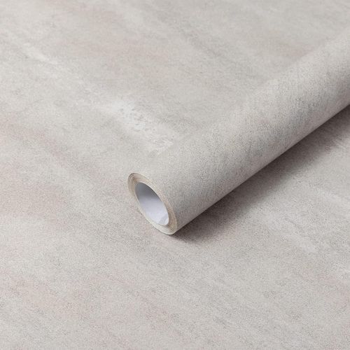 ERYI-Papier Adhesif Pour Meuble Blanc 40X300Cm, Film Autocollant Meuble Décoratif, Papier Peint Autocollant Mural, Rouleau Vinyle Adhesif Impermeable Pour Mur De Salon Cuisine Chambre