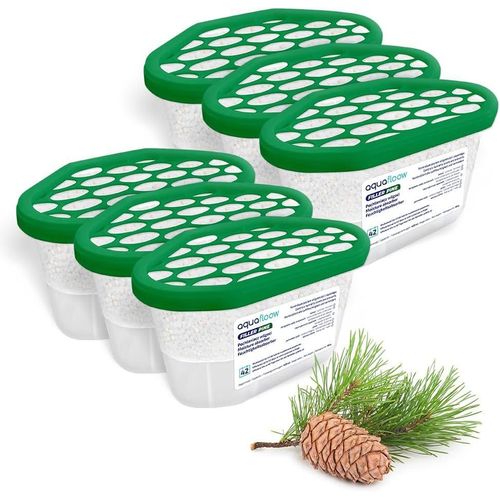 ERYI-Déshumidificateur 400 Ml, Réduit L'Humidité De L'Air, 6 Pièces Pine | Neutraliseur D'Odeurs, Absorbeur D'Humidité Pour Cuisine, Placard, Salle De Bain Et Bureau