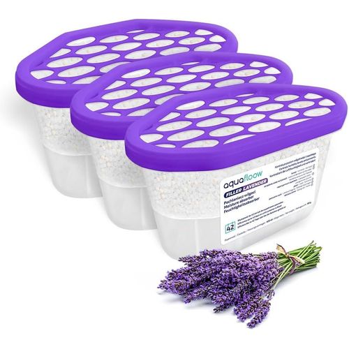 ERYI-Déshumidificateur 400 Ml, Réduit L'Humidité De L'Air, 3 Pièces Lavender | Neutraliseur D'Odeurs, Absorbeur D'Humidité Pour Cuisine, Placard, Salle De Bain Et Bureau