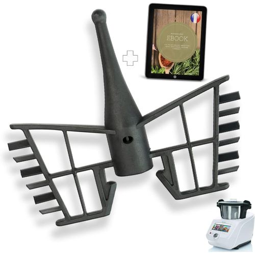 Eryi-- Fouet Papillon Pour Les Robots Monsieur Cuisine Connect Et Monsieur Cuisine Smart -Batteur Mélangeur Lidl Silvercrest - Ebook Offert !