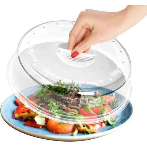 ERYI-Cloche Micro Onde Sans Bpa Pour La Cuisine - Couvercle Micro Ondes Parfait Pour Protéger Les Plats Alimentaires - Cloche Micro Onde 24 Cm De Diamètre