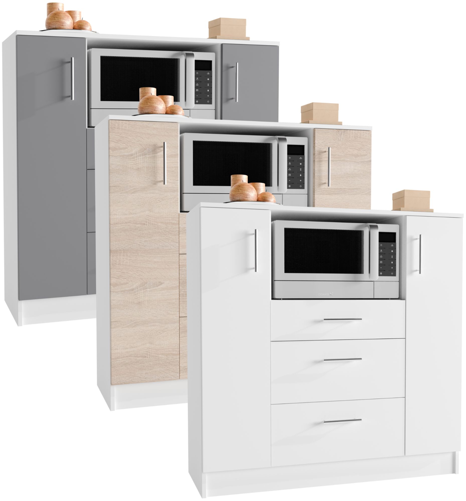 VCM Armoire de cuisine Tiroir Meuble bas Cuisine Meuble de cuisine ...